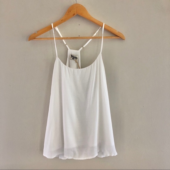 Show Me Your MuMu Tops - Show Me Your Mumu White Tank Top